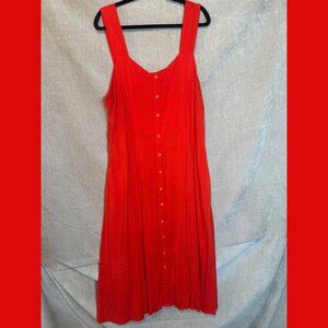 Ava & Viv Red Sun Dress 2X